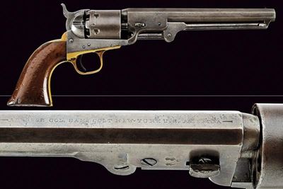 A Colt Model 1851 Navy Revolver