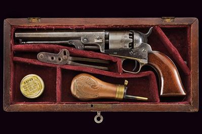 Colt Model 1849 Pocket Revolver in Cassetta