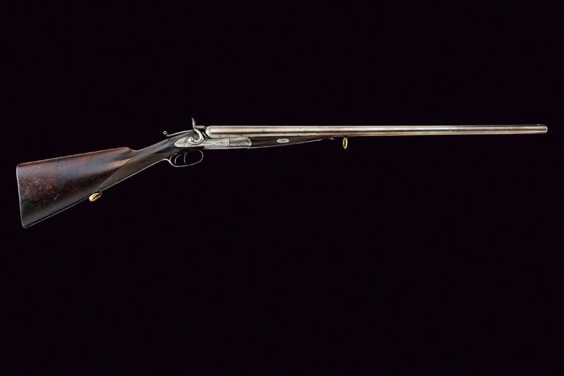 Remington-whitmore Model 1874 Double Barrel Hammer Shotgun 12 Gauche