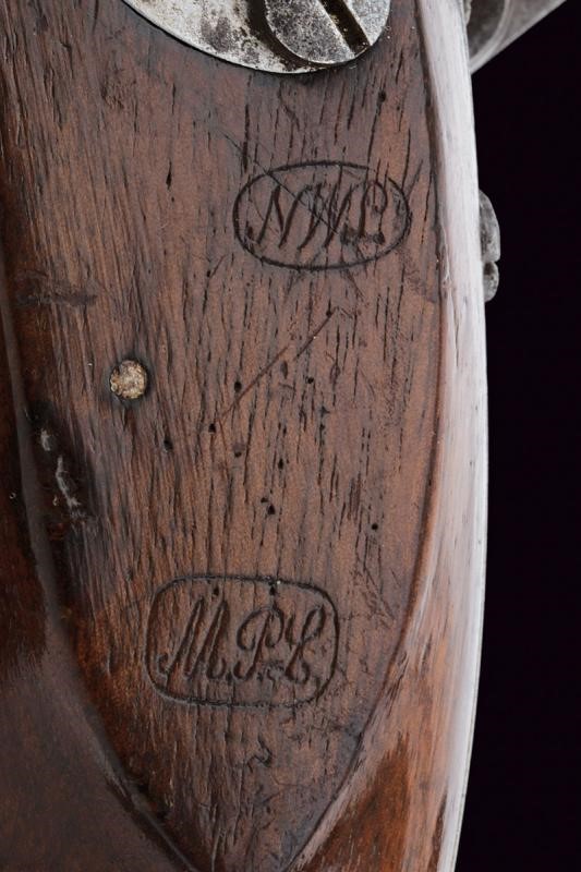 Interessante Pistola a Pietra Focaia D'ordinanza Mod. 1836 di A. Waters