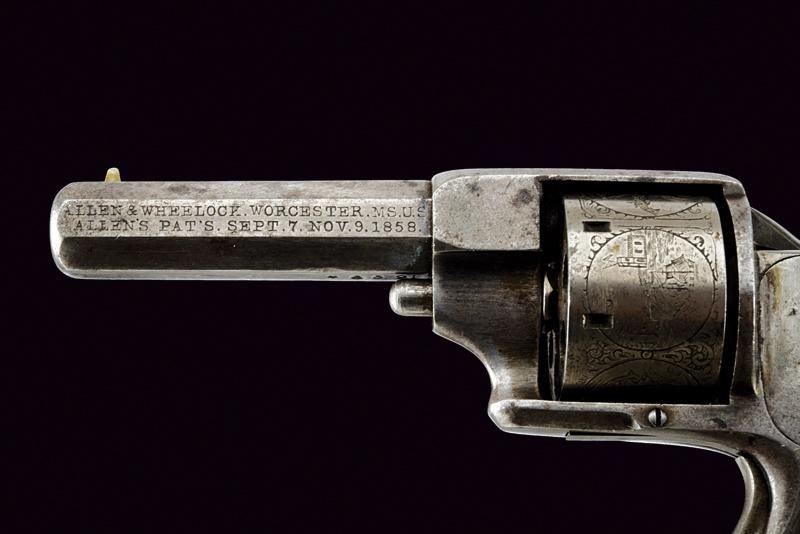 Allen 22 Sidehammer Rimfire Revolver