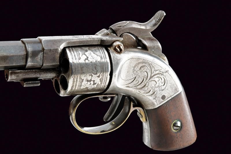 Mass. Arms Co. Maynard Primed Pocket Revolver in Cassetta