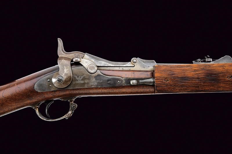 Fucile Springfield Trapdoor Mod. 1873 con Caricatore Rapido Metcalfe