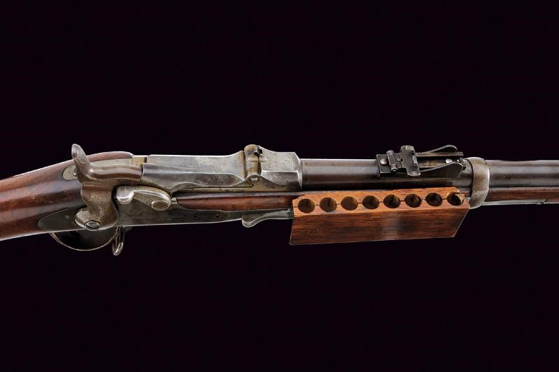Fucile Springfield Trapdoor Mod. 1873 con Caricatore Rapido Metcalfe