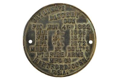 Interessante Placca per Gatling Battery Gun