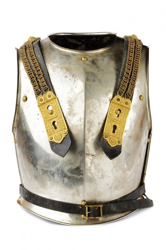 Corazza da ufficiale dei corazzieri Mod. 1855, tecnica francese