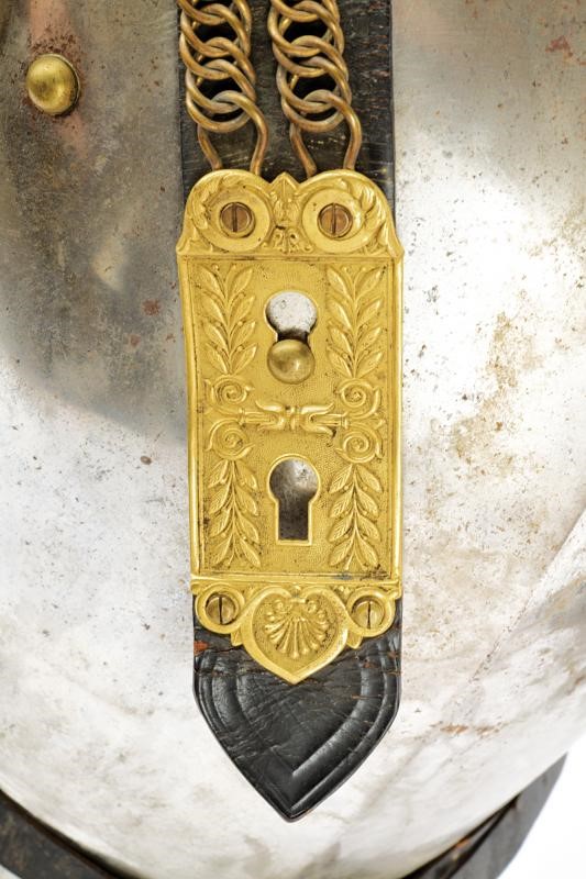 Corazza da ufficiale dei corazzieri Mod. 1855, tecnica francese