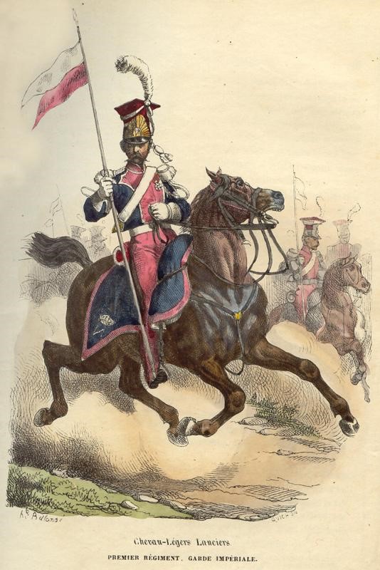 Chapka da Ufficiale del 7° Reggimento dei Lancieri Polacchi, Inizio XIX Secolo, Francia