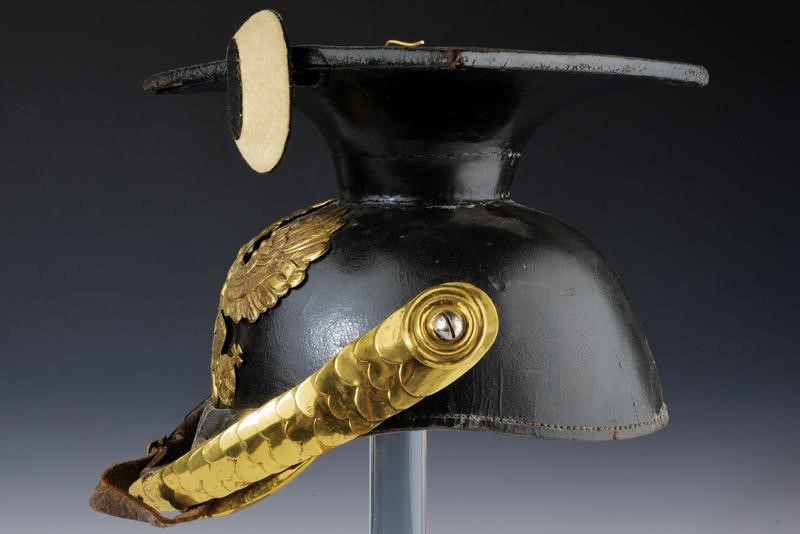 Tschapka per truppa dei reggimenti di linea degli ulani, Prussia, circa 1900