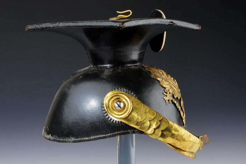 Tschapka per truppa dei reggimenti di linea degli ulani, Prussia, circa 1900
