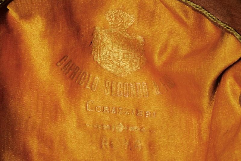 Elmo da ufficiale di cavalleria, Regno d'Italia, Secondo quarto del XX Secolo