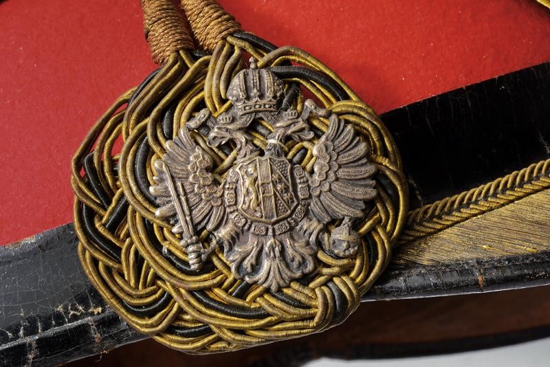Shako da ufficiale degli Ussari, Austria, 1900 circa
