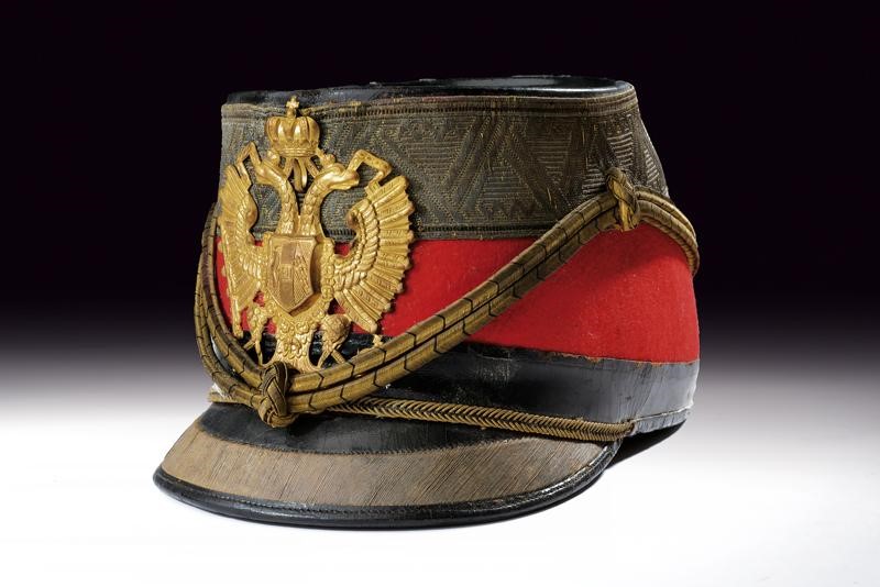 Shako da ufficiale degli Ussari, Austria, 1900 circa