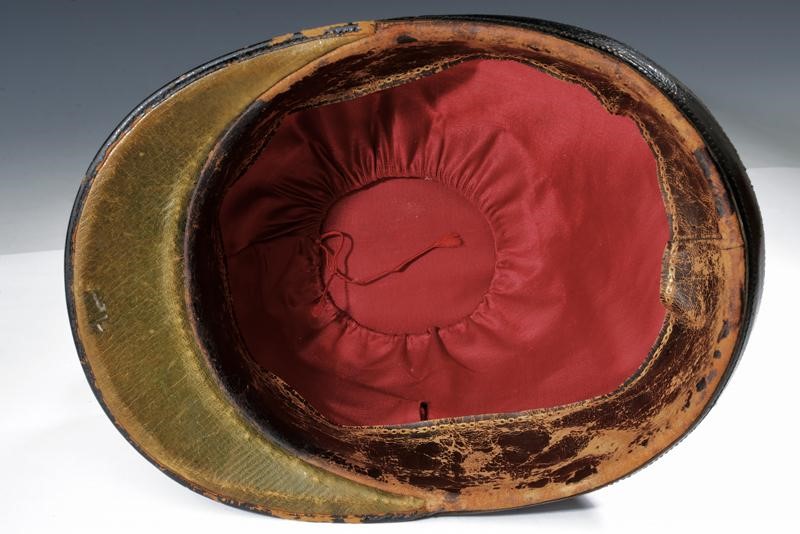 Shako da ufficiale d'artiglieria, Francia, 1870-1880