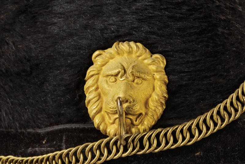 Shako Guardia Nazionale, Regno di Sardegna, del Metà del XIX Secolo