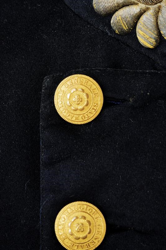 Uniforme con Berretto da Ufficiale dello Stato Maggiore, Epoca Carlo Alberto