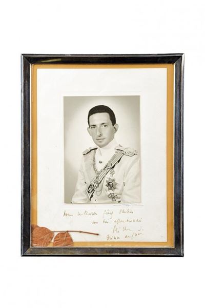 Costantino II di Grecia, Ritratto fotografico in uniforme, 1963