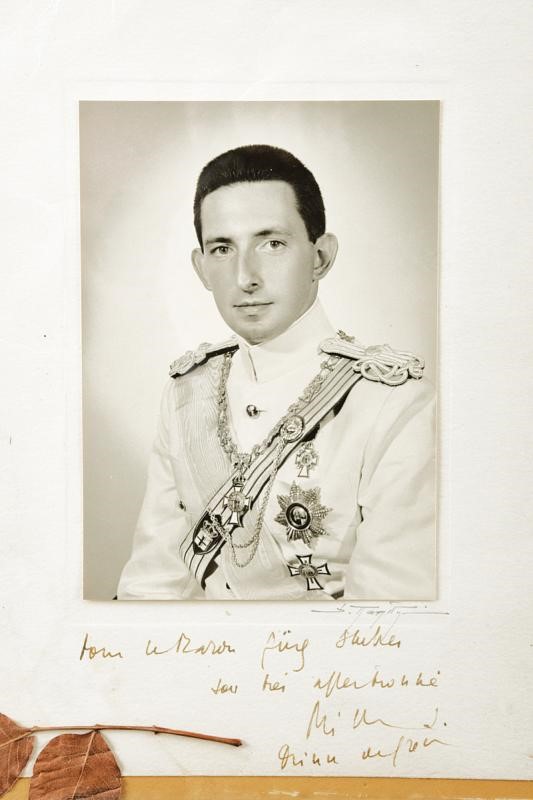 Costantino II di Grecia, Ritratto fotografico in uniforme, 1963