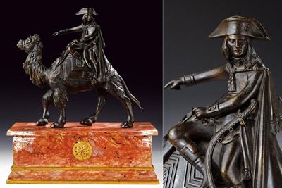 Scultore anonimo, Napoleone Bonaparte in sella a un dromedario
