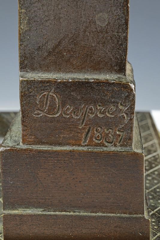 Busto di Luigi Filippo, bronzo a tuttotondo, XIX Secolo, Francia