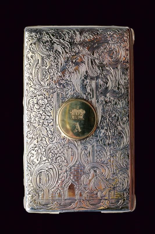 Set da toilette in argento e oro, Londra 1840, probabilmente appartenuto al principe Adolfo, Duca...
