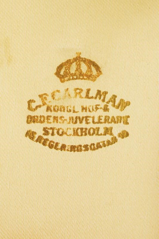 Ordine di Vasa, Croce da cavaliere in bronzo smaltato e oro