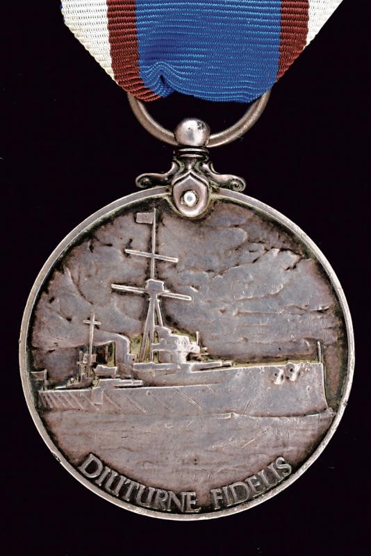 Medaglia della Royal Fleet Reserve per Servizio Diligenza e Buona Condotta, Regno Unito, 1920-193...