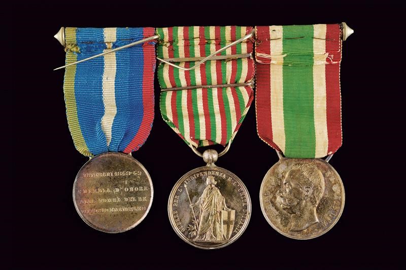 Medaglie commemorative dell'Unità d'Italia, Regno d'Italia, seconda metà del XIX secolo