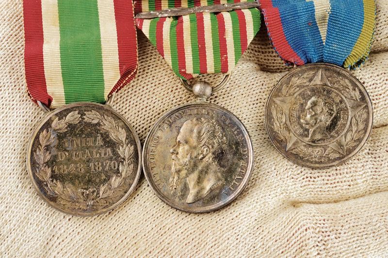 Medaglie commemorative dell'Unità d'Italia, Regno d'Italia, seconda metà del XIX secolo