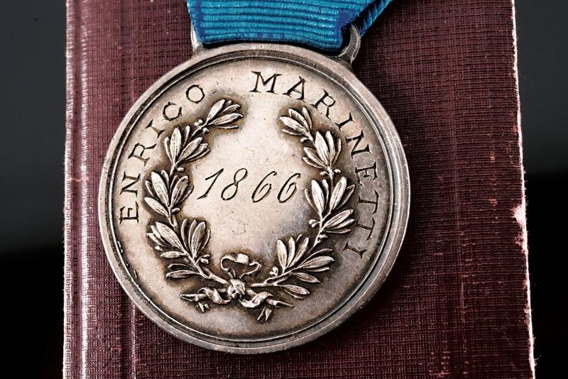 Medaglia al Valore Militare, Regno d'Italia, 1866, argento