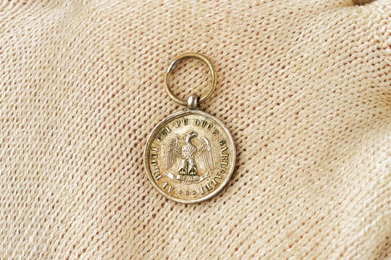 Medaglia commemorativa dei Mille, argento, diametro 30 mm, Palermo, Seconda metà del XIX secolo