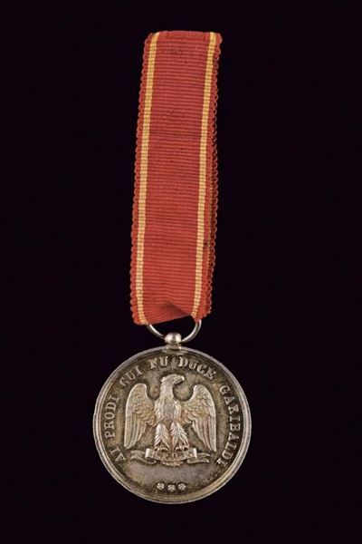 Medaglia dei Mille, argento, Palermo, 1860