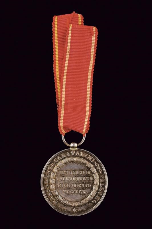 Medaglia dei Mille, argento, Palermo, 1860