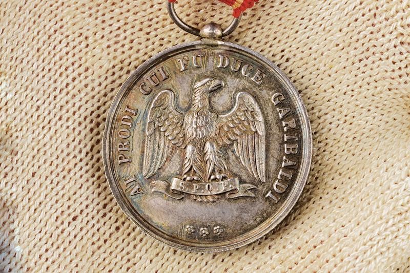 Medaglia dei Mille, argento, Palermo, 1860
