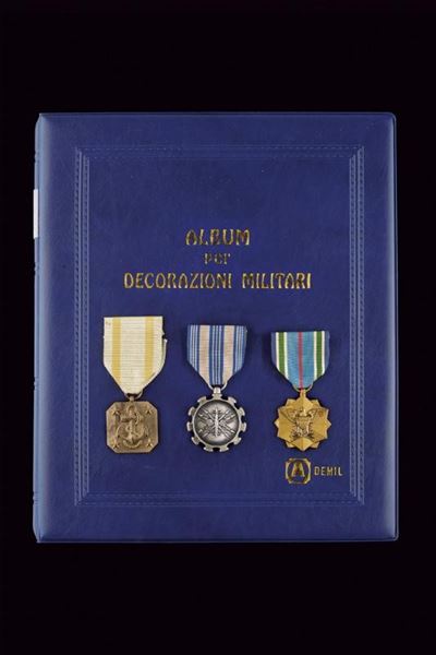 Collezione di ventotto medaglie militari statunitensi del XX secolo