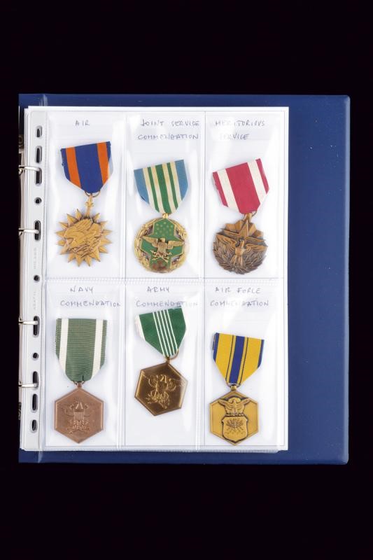 Collezione di ventotto medaglie militari statunitensi del XX secolo