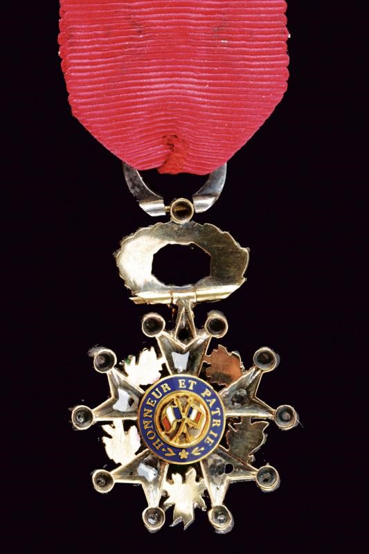 Ordine della Legion d'Onore, miniatura in oro e diamanti