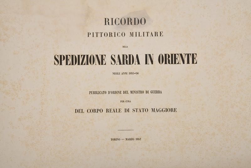 "ricordo Pittorico Militare della Spedizione Sarda in Oriente"
