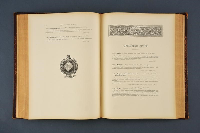 Catalogo della collezione Spitzer, Catalogo delle Antichità e Haute Curiosités, Parigi 1893