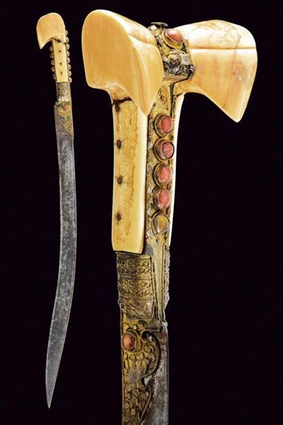 Yatagan, scimitarra turca del XIX secolo