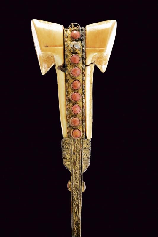Yatagan, scimitarra turca del XIX secolo