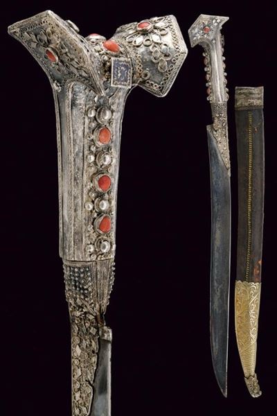 Yatagan, fornimenti in argento, Turchia, XIX Secolo