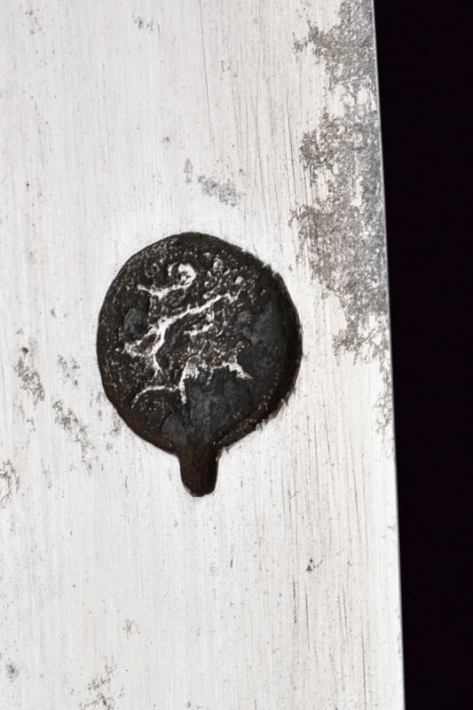 Yatagan turco con montatura in argento, fine XIX secolo