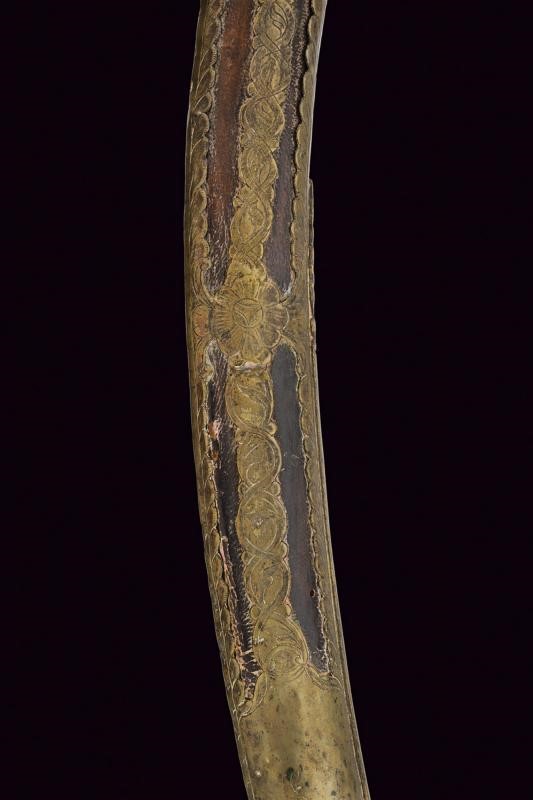Shamshir, fornimenti in argento, Turchia, metà XIX secolo
