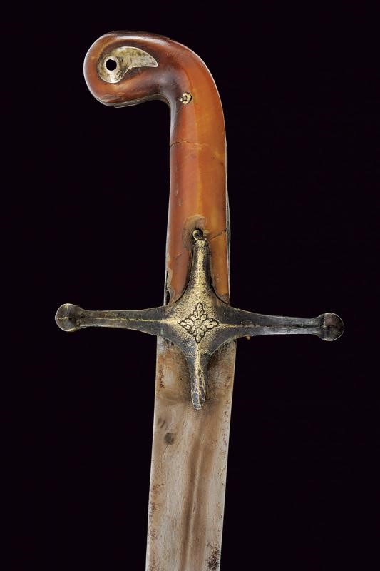 Shamshir, fornimenti in argento, Turchia, metà XIX secolo