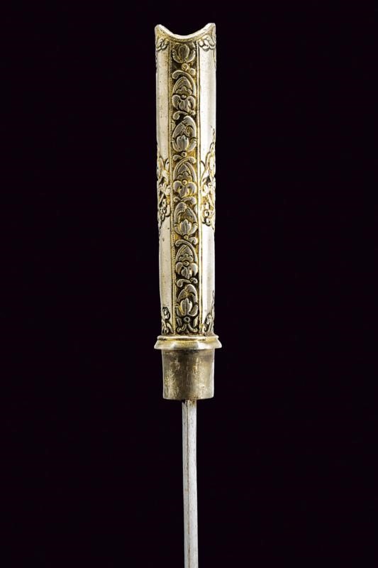 Bichaq, collezione turca con fornimenti in argento, circa 1900