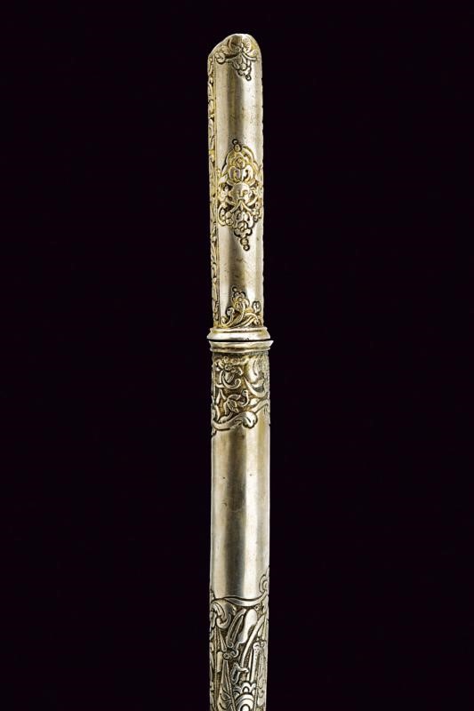 Bichaq, collezione turca con fornimenti in argento, circa 1900