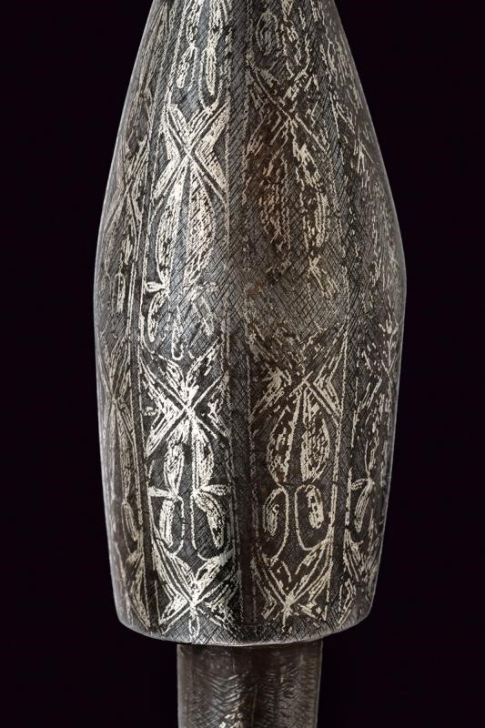 Mazza da guerra 'Gorz', Siria, fine XVIII Sec., altezza 64,5 cm.