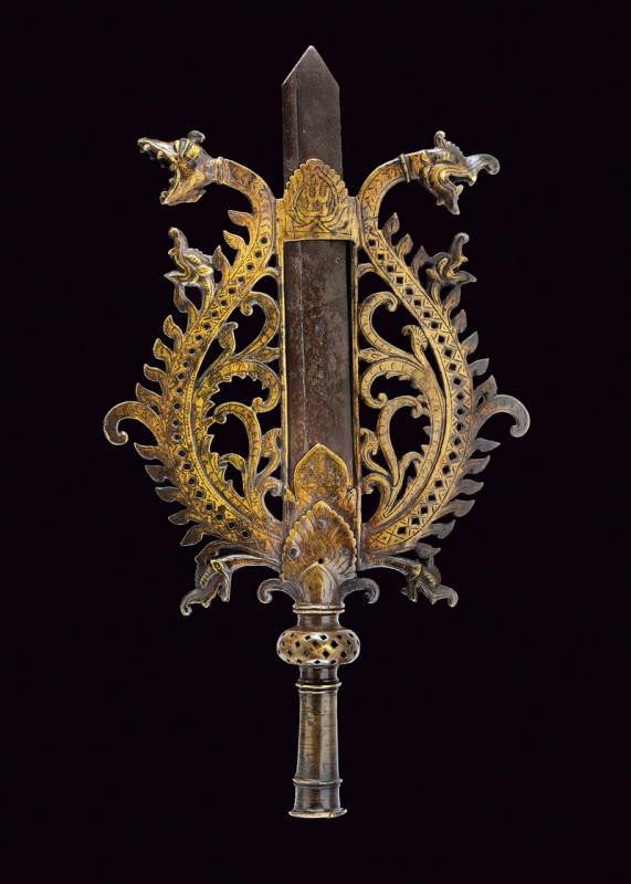 Raro Alam (Finial) indopersiano, Prima metà del XVIII Secolo