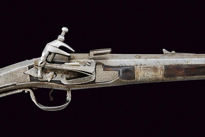 Fucile alla micheletta, Balcani, lunghezza 173,5 cm, Prima metà del XIX Secolo